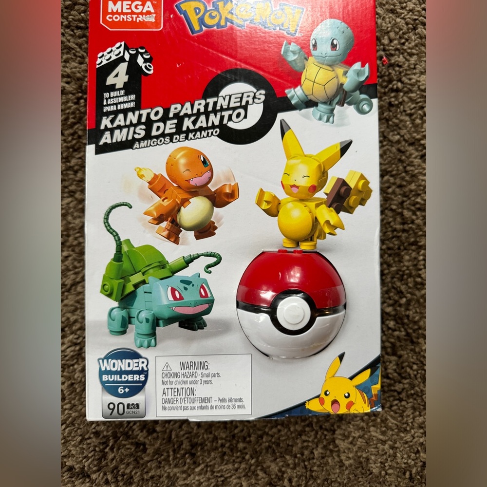 Mega Construx Pokemon Kanto Partners Building Set
